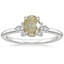 18K White Gold Fiore Diamond Ring, smalltop view