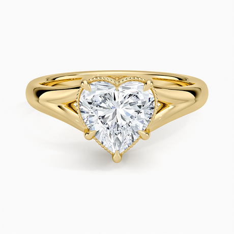 Cora Split Shank Solitaire Ring