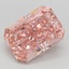 1.55 Ct. Fancy Vivid  Pink Radiant Lab Grown Diamond