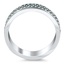 Pave Multi-Row Sapphire Wedding Band, smallside view