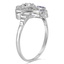 The Ari Ring, smalltop view on a hand
