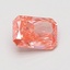 0.76 Ct. Fancy Vivid Pink Radiant Lab Grown Diamond