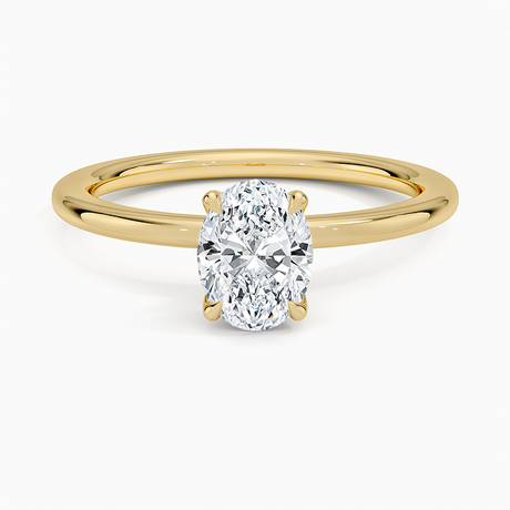 Petite Elodie Flush Fit Solitaire Ring