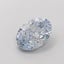 1.02 Ct. Fancy Vivid Blue Oval Lab Grown Diamond