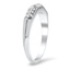 The Filomena Ring, smalltop view on a hand
