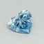 2.01 Ct. Fancy Vivid Blue Heart Lab Grown Diamond