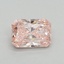 1.01 Ct. Fancy Vivid Pink Radiant Lab Grown Diamond
