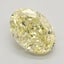 2.37 Ct. Fancy Intense Yellow Oval Lab Grown Diamond