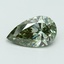 4.51 Ct. Fancy Vivid Green Pear Lab Grown Diamond