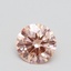0.52 Ct. Fancy Intense Pink Round Lab Grown Diamond