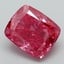 2.01 Ct. Fancy Vivid Pink Cushion Lab Grown Diamond