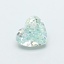 0.55 Ct. Fancy Intense Green Heart Lab Grown Diamond