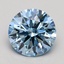 2.07 Ct. Fancy Intense Blue Round Lab Grown Diamond