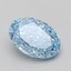 1.56 Ct. Fancy Vivid Blue Oval Lab Grown Diamond