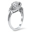 The Teneil Ring, smalltop view on a hand