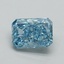 2.51 Ct. Fancy Vivid Blue Radiant Lab Grown Diamond
