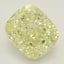 4.16 Ct. Fancy Light Yellow Cushion Diamond