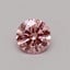 0.30 Ct. Fancy Vivid Pink Round Lab Grown Diamond