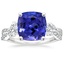 18K White Gold Luxe Willow Three Stone Diamond Ring (1/2 ct. tw.), smalltop view