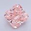 4.02 Ct. Fancy Vivid  Pink Radiant Lab Grown Diamond