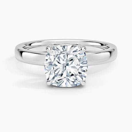 18K White Gold Fairmined Perfect Fit Solitaire 2.5mm Ring