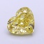 2.01 Ct. Fancy Intense Yellow Heart Lab Grown Diamond