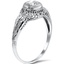 The Emuna Ring, smalltop view on a hand