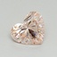 0.61 Ct. Fancy Pink Heart Lab Grown Diamond