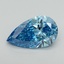 5.04 Ct. Fancy Vivid Blue Pear Lab Grown Diamond