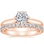 14K Rose Gold Catalina Ring with Luxe Sienna Diamond Ring (5/8 ct. tw.)