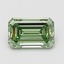 1.04 Ct. Fancy Vivid Green Emerald Lab Grown Diamond