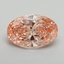 7.26 Ct. Fancy Vivid Pink Oval Lab Grown Diamond