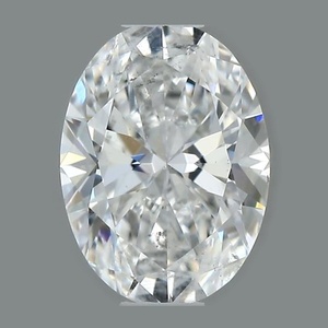 Oval diamond — real photo