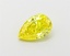1.00 Ct. Fancy Vivid  Yellow Pear Lab Grown Diamond