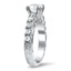 Heirloom Inspired Diamond Engagement Ring, smallview
