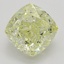 2.03 Ct. Fancy Light Yellow Cushion Diamond