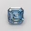2.11 Ct. Fancy Intense  Blue Asscher Lab Grown Diamond