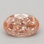 2.05 Ct. Fancy Vivid Pink Oval Lab Grown Diamond