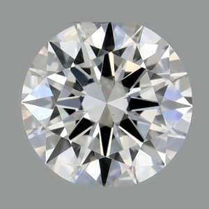 Round diamond — real photo