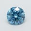 1.52 Ct. Fancy Vivid  Blue Round Lab Grown Diamond