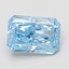 3.07 Ct. Fancy Vivid Blue Radiant Lab Grown Diamond