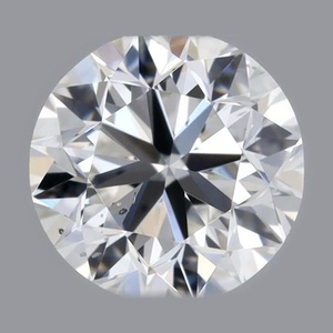 Round diamond — real photo
