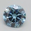 2.00 Ct. Fancy Vivid Blue Round Lab Grown Diamond