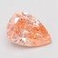 1.08 Ct. Fancy Vivid Pink Pear Lab Grown Diamond