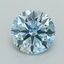 1.50 Ct. Fancy Vivid  Blue Round Lab Grown Diamond