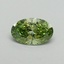 0.36 Ct. Fancy Vivid Green Oval Lab Grown Diamond