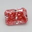0.72 Ct. Fancy Vivid Pink Radiant Lab Grown Diamond