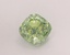 1.37 Ct. Fancy Vivid  Green Cushion Lab Grown Diamond