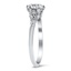 The Aurelia Ring, smalltop view on a hand