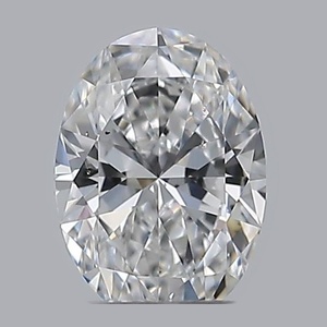 Oval diamond — real photo